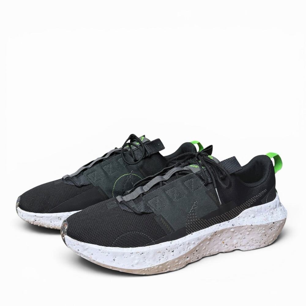 Nike Crater Impact DB2477-001 Men Size 13 Black Athletic Running Shoes Pre-owned